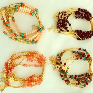 Glamorous bracelets wonderful colors